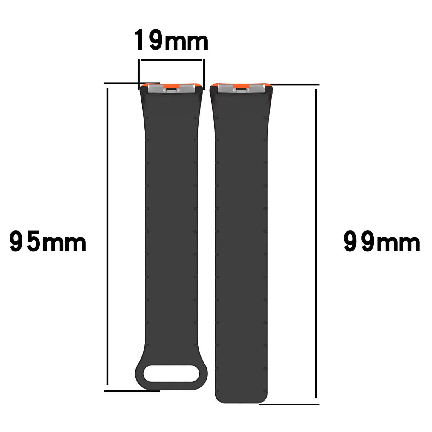 LOKEKE Compatible with Huawei Band 10 Replacement Wrist Strap - Replacement Magnetic buckle Silicone Wrist Watch Band Strap Compatible with Huawei Band 10/9/8(Black)