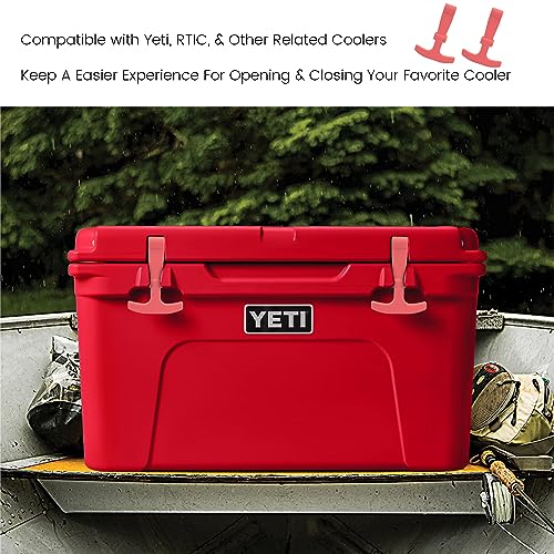 Durable Cooler Lid Latches - 2 Pack, Bright Pink Replacement
