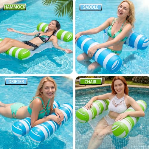 ANNIL 5 Pack Pool Floats Hammock