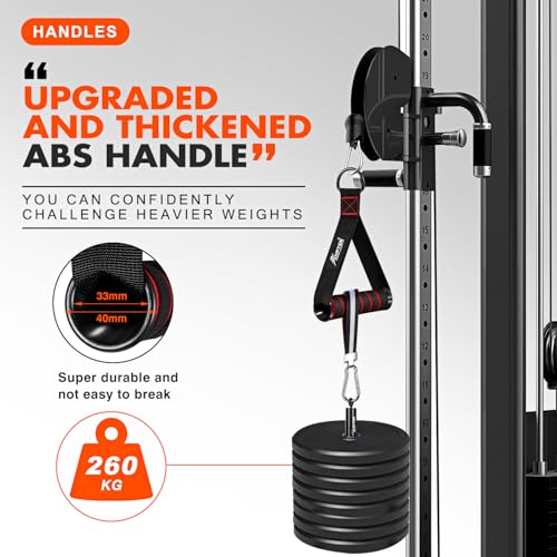 Exercise Handles for Fitness Equipment - Red Replacement Handles