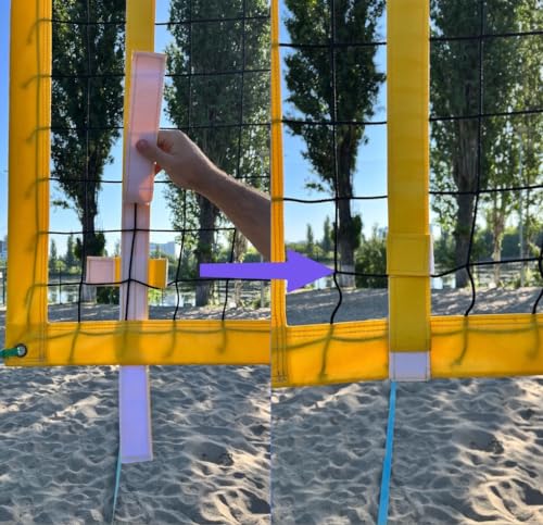 Volleyball Antenna Set with Fiberglass Poles for Indoor & Beach Volleyball