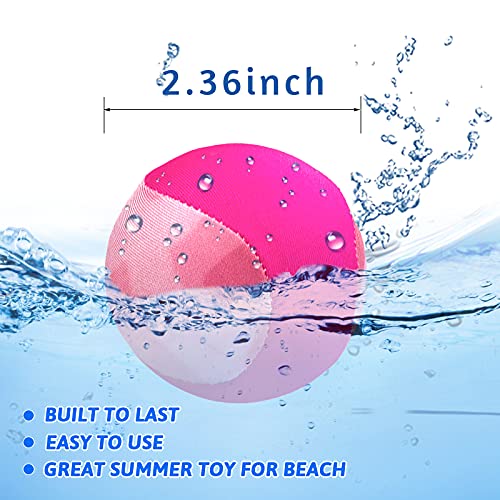 Water Skipping Ball 2-Pack - Blue Water Bouncing Beach Balls