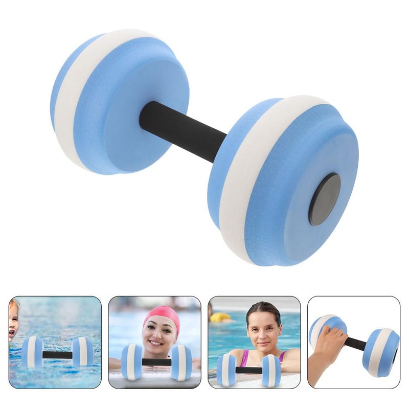 Sosoport Water Dumbbells for Pool Exercise Lightweight Eva Floating Resistance Weights for Swimming and Aqua Fitness 10.2X5.5X5.5 Inches