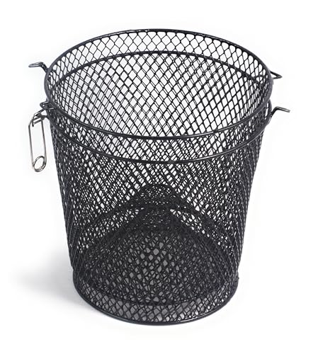2 Pack Heavy Duty Crawfish Trap - Torpedo Steel Mesh Bait Trap with Clip