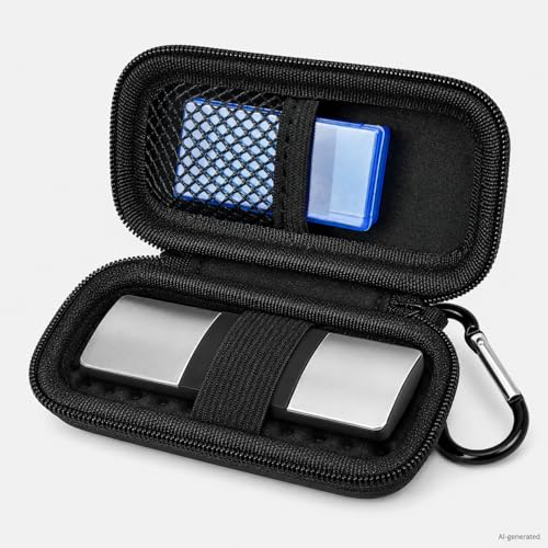 Hard EKG Monitor Case for KardiaMobile 1-Lead 6L - Dark Black