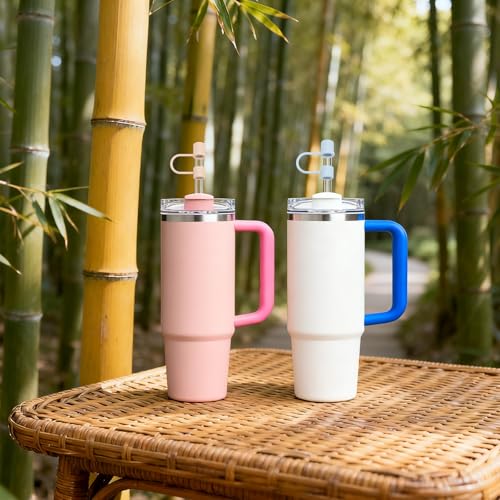 6-Piece Silicone Straw Cover Set for 10mm Tumbler Straws - Colorful 1
