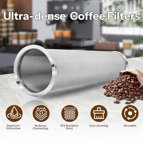 YMMIND 1 Quart Stainless Steel Cold Brew Coffee Filter for Wide Mouth Mason Jars