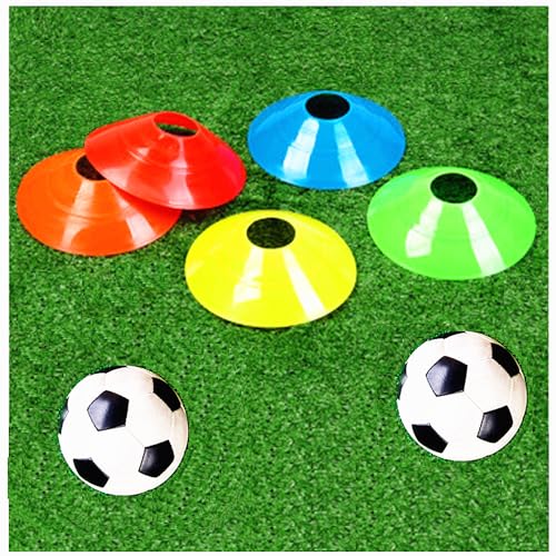 Agility Training Discs - 50 Pcs Soccer Cones with Carry Bag