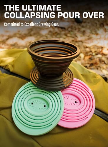 Sierra Camping Pour Over Coffee Dripper - Black, Pack of 1