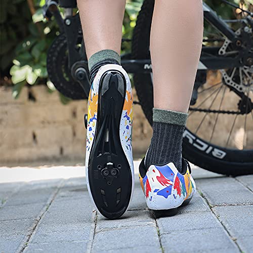 SPD Bicycle Cleats Set for Indoor Cycling and Mountain Biking