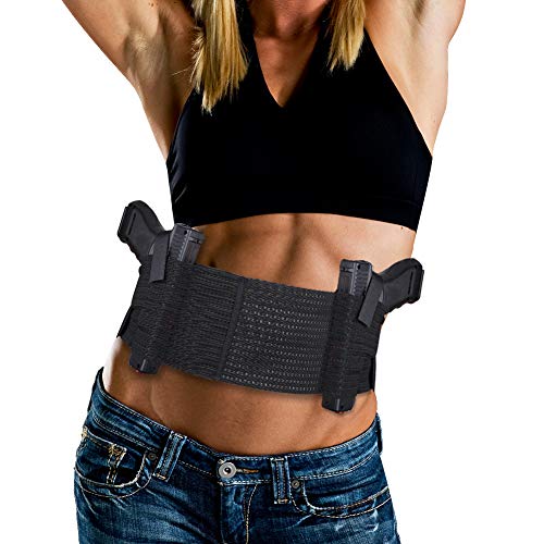 Belly Band Holster for Concealed Carry - Fits 37.4" to 51.2" Waist