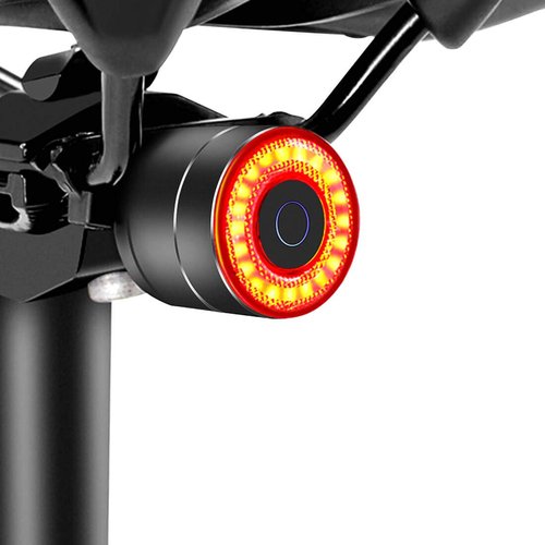 PADONOW Smart Bike Tail Light: USB Rechargeable Rear Bicycle Brake Light High Lumen Safety Red Led Cycling Taillight (Classic Brake Light)