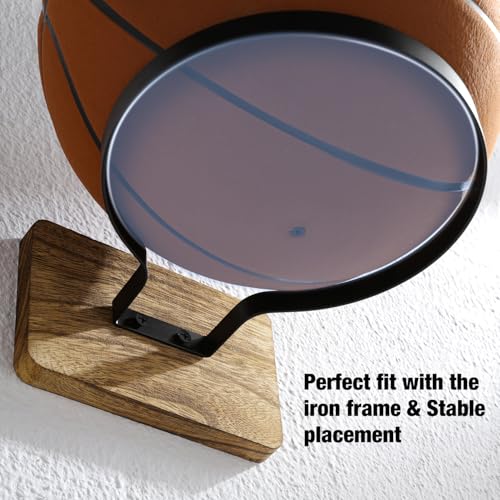 Wall Mount Ball Holder for Basketball, Football, Soccer & Volleyball