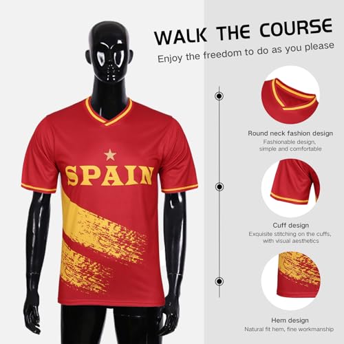 2026 World Cup Soccer Jersey - Spain - Medium Size