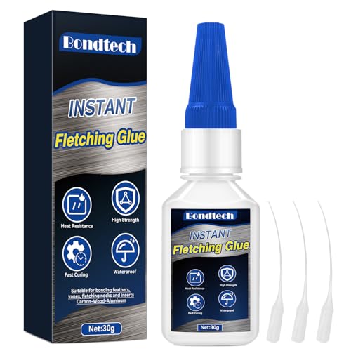 Instant Fletching Glue 30g - Clear Adhesive for Arrows & Vanes
