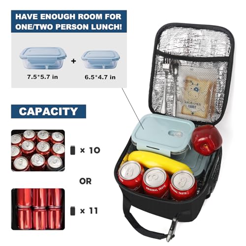 Femuar Lunch Box for Men Women Adults, Small Lunchbox Work Picnic -