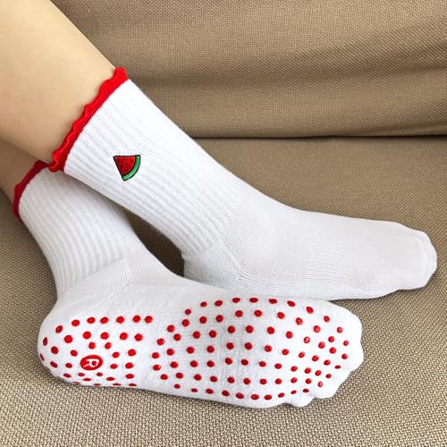 Non-Slip Pilates Socks for Yoga and Barre - US Sizes 5-11 - Color 3