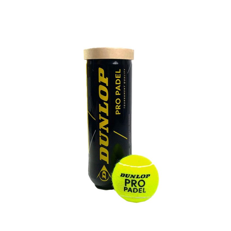 Dunlop Pro Padel - Padel Balls for competitions and tournaments (1x3 can)