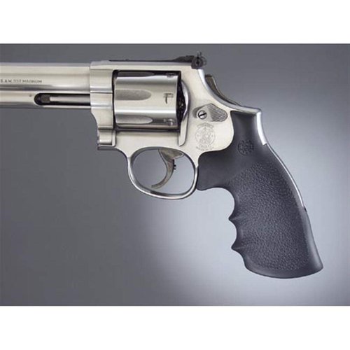 Hogue Smith Wesson S&W K or L Frame, Rubber Round Butt to Square Butt Revolver Grip - 19002