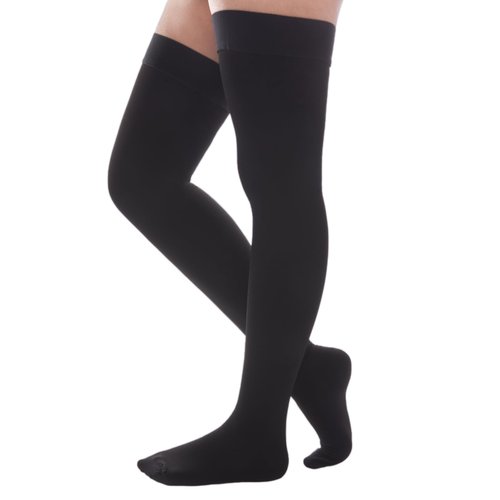 LIANPTRON 20-30 mmHg Thigh High Compression Socks for Women & Men, Closed Toe Compression Stockings Graduated Support for Treatment Varicose Veins Swelling