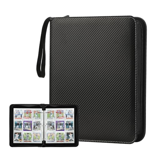 9-Pocket Card Binder for 720 Cards - PU Leather Storage Album