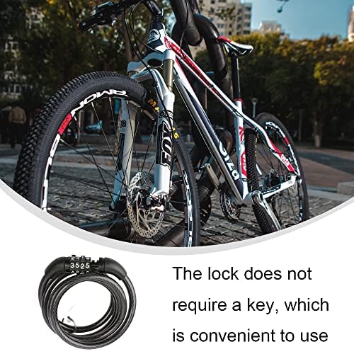 Combination Lock Cable Chain - Detachable Bike & Motorcycle Security
