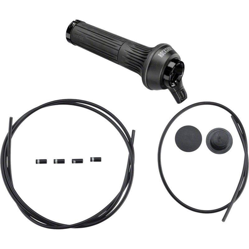 RockShox Twistloc Full Sprint Remote - 2 Position, Left and Right Grips, 1250 mm Rear Shock Cable Housing, B1