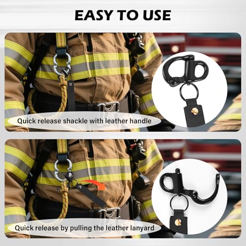 Quick Release Clip Shackle for SCBA Mask - 316 Stainless Steel