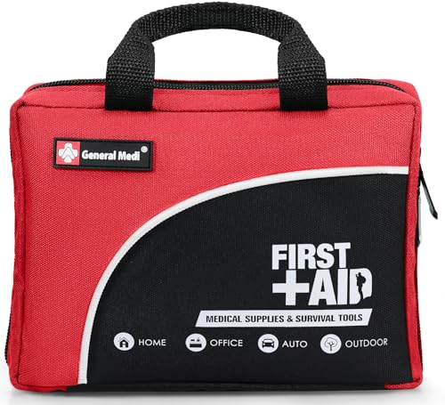 160-Piece First Aid Kit - Compact and Lightweight Emergency Supplies