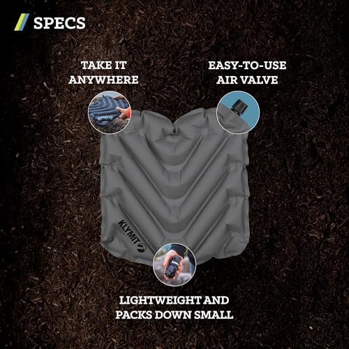 Inflatable Padded Cushion Seat - Modern V Seat for Camping & Travel