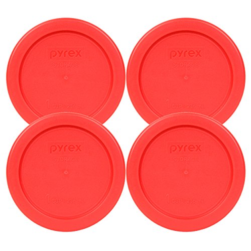1-Cup Food Storage Replacement Lids - 4-Pack, BPA-Free