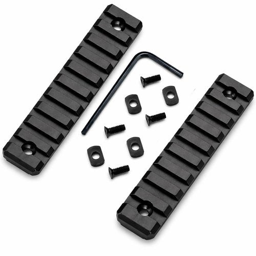 Gotical Multi Slots Mlok to Picatinny Rail Adapter | Set of 9 Slot Ar Picatinny Rail System