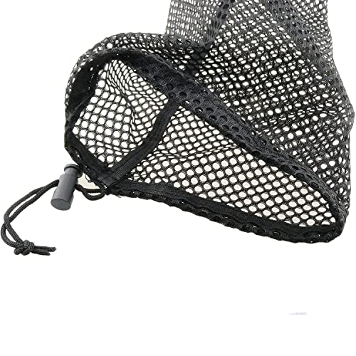 Nylon Mesh Golf Pouch - Holds 48-56 Balls, Adjustable Drawstring
