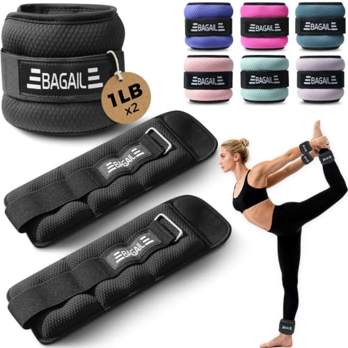 Adjustable Ankle Wrist Weights Set - 0.5 to 5 lb for Fitness