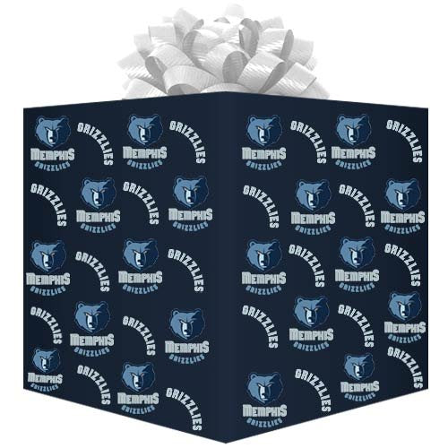 Memphis Grizzlies NBA Team Logo Wrapping Paper - 3 Sheets