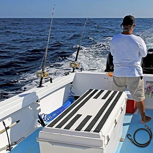 18 Inch Rod Strap Holder - 4 Pcs Deck Mount for Boat Rods