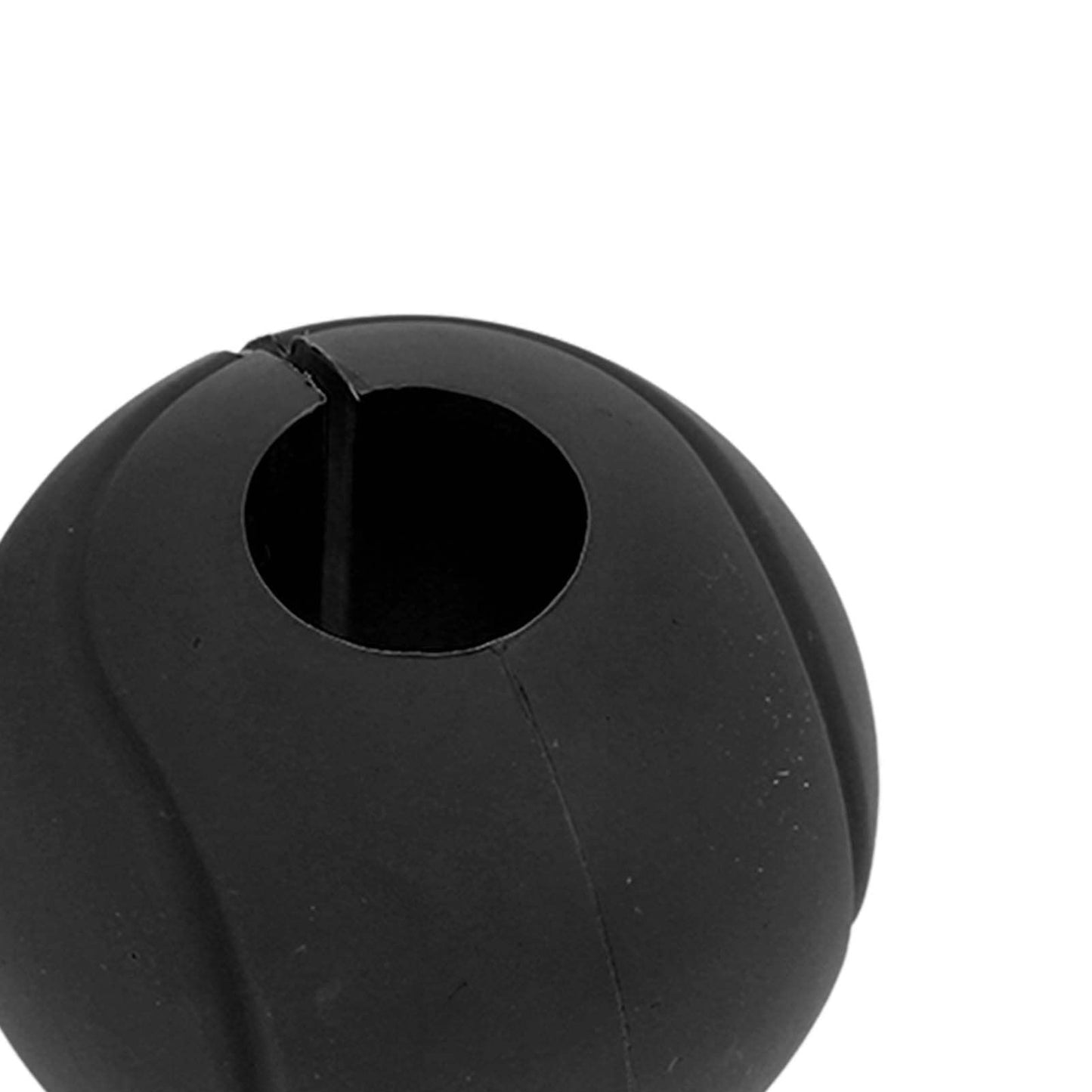 Barbell Grips, Curved Non Slip Silicone Thickened Grip Dumbbell Grips Round Spherical for Arm Muscle Building Fitness Enthusiasts(Black)