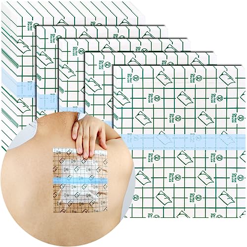 Hola Health 6x6 Inch Waterproof Tattoo & Wound Healing Bandage Pack of 50
