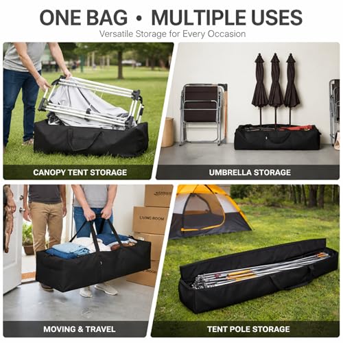 Vincreem Large 52x15x15 Inch 190L Travel & Sports Duffle Bag, Waterproof