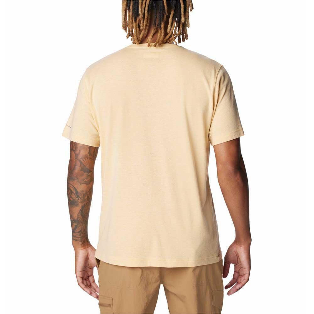 Columbia Men's Thistletown Hills Short Sleeve, Light Camel Heather, X-Large