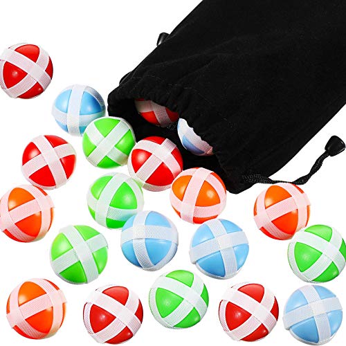 20 Pcs Sticky Dart Balls - Red, Blue, Green, Orange - 1.34 Inch