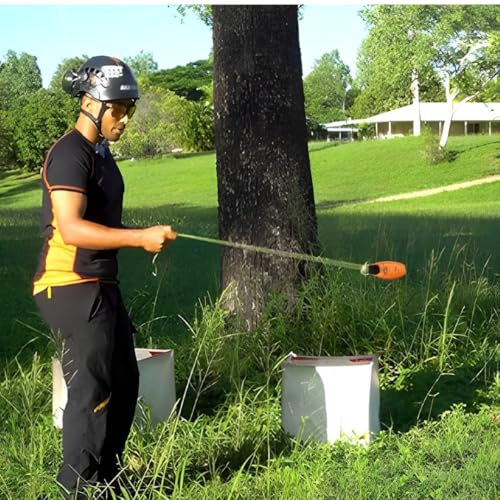 Blaze Line Arborist Throw Weight Pouch Set 8OZ & 12OZ Bright Orange - Tree Climbing Gear