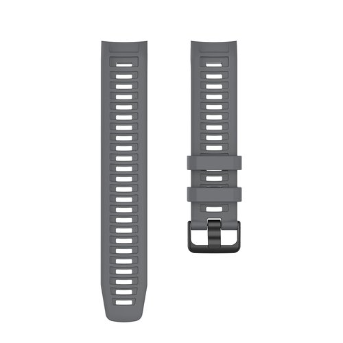 EANWireless Compatible for Garmin Instinct Bands, Silicone Sport Strap Replacement + Woven Nylon Ultralight Sport Band Compatible for Garmin Instinct/Solar GPS Smartwatch, Gray+Black