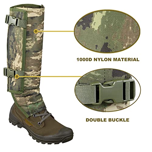 Snake Guard Gaiters - Waterproof Bite Proof Chaps - Camo