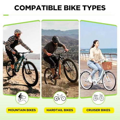 24" x 1.75/2.125 Bike Tube - 2 Pack with Levers, Butyl Rubber