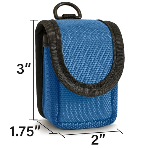 Pulse Oximeter Carrying Case - Soft Velcro Blue Design