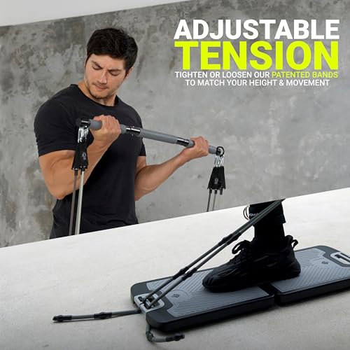 EVO Gym Portable Home Gym - Elite 10 Bands (320LBS) Resistance Training