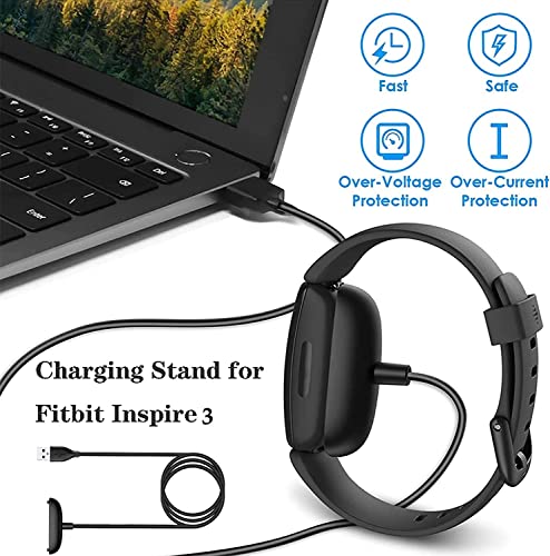 USB Charging Cable for Fitbit Inspire 3 - 3.3ft Replacement Cord