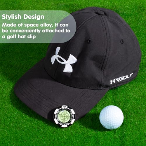 SlopeMaster Green Reader - Precision Golf Ball Marker - Black