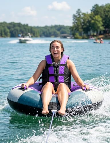 Coast Guard Approved Life Jacket Paddle Vest - Purple Adult Universal